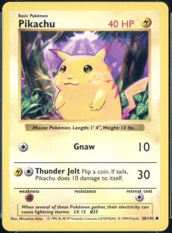 Japanese CD Promo Pikachu Pokémon card